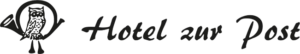 Hotel zur Post Logo in schwarz
